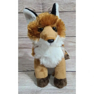 Wildlife Artists Conservation Critters Plush Red Fox Stuffed Animal 8"